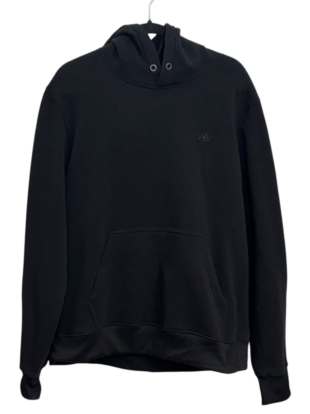 Aeropostale Black Pullover Hoodie with‎ Kangaroo Pocket